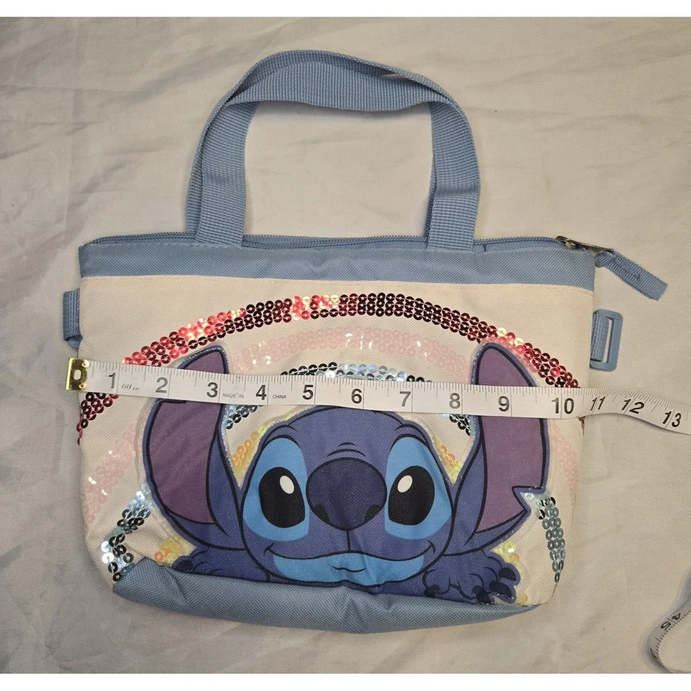 Disney Lilo & Stitch Lunch Box School Insulated Snack Tote Rainbow‎ Purse Bag